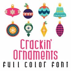 Crackin' Ornaments Full Color Font