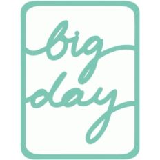 big day 3x4 frame