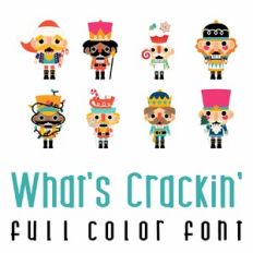 What's Crackin' Full Color Font