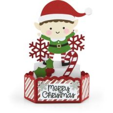 Hexagon Pop Up Card Elf