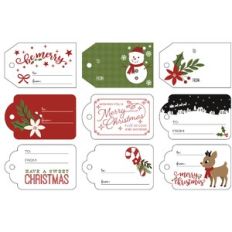 Print and Cut Christmas Tags