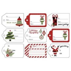 Print and Cut Christmas Tags