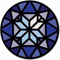 stained glass jewel