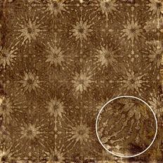 Gold Tan Snow Star Damask Yuletide Cheer Shabby Background
