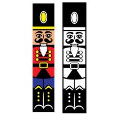 Nutcracker Porch Leaner Sign