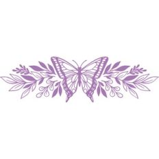 butterfly border