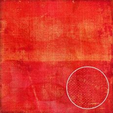 Red Grunge Coarse Linen Monoprint Background Pattern
