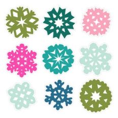 Snowflake Sticker Set