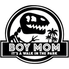 Boy Mom Dinosaur Park
