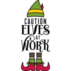 caution elves at work