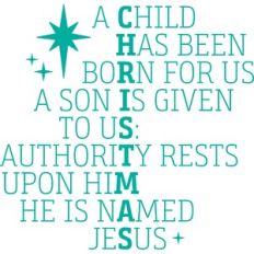a child has been born