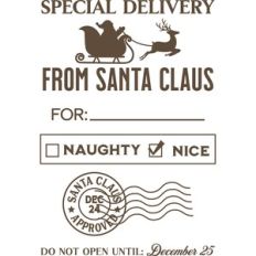 special delivery from santa claus