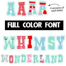Whimsy Wonderland Color Font