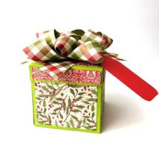 Christmas Box with 3D Bow