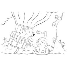Cute Animals Coloring Page
