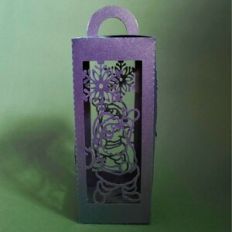 Santa treat box and lantern
