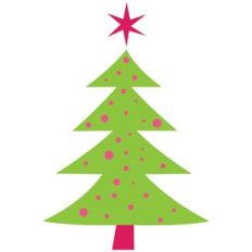 Geometric Quirky Christmas Tree