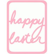 happy easter life card 3x4