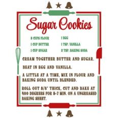 Sugar Cookie Recipe