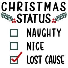 Christmas Status Lost Cause