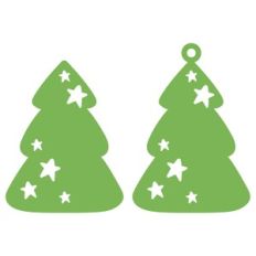 Star Cutout Christmas Tree