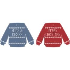 Christmas sweater tags