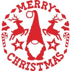 merry christmas gnome symbol