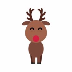Cute Reindeer - Rudolph