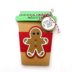 Gingerbread Mug and Sleeve A2 Card Gift Card