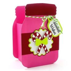 Candy Cane Jar