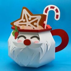 Santa mug gift box