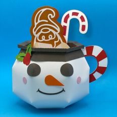 Snowman mug gift box