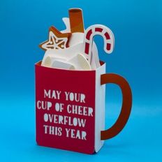 Christmas mug box card