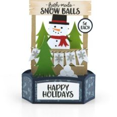 Hexagon Pop Up Card Booth Snowman