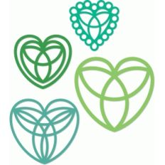 celtic knot hearts
