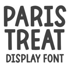 BFC Paris Treat Display Font