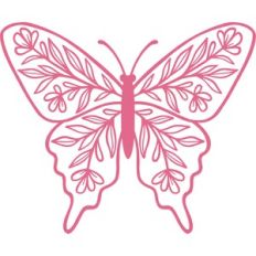 butterfly with flowers