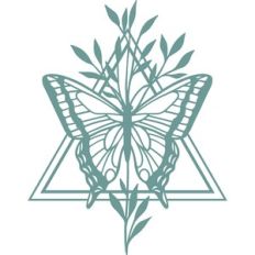 butterfly leaf triangle