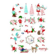 Pixie Noel Christmas Stickers