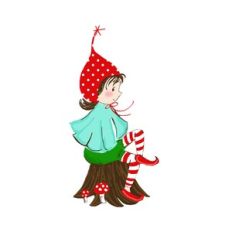 Woodland Girl Christmas Elf