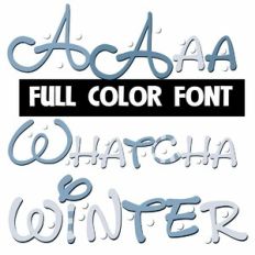 Whatcha Winter Color Font