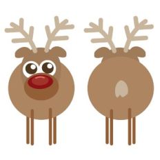 Reindeer Both Sides