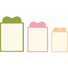 fancy label shape journaling cards