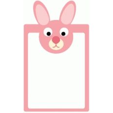 bunny journaling card