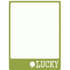 lucky journaling card