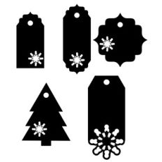 SNOWFLAKE GIFT TAGS