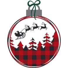 plaid santa scene