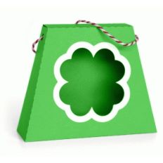3d shamrock purse box
