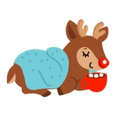 Rudolph the Reindeer with Hot Chocolate