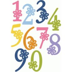 flower alpha - numbers